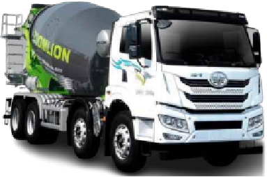 Camion mélangeur béton